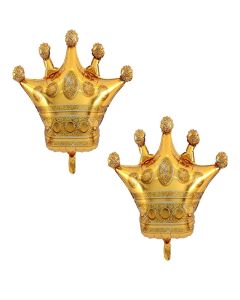 Crown Foil Balloon - Golden