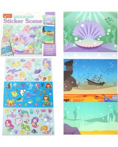 Remove and Reuse Sticker Book-Mermaid