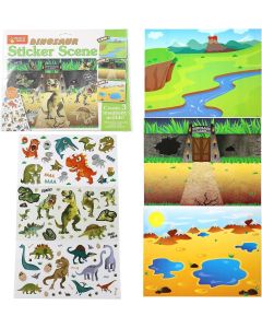 Remove and Reuse Sticker Book-Dino