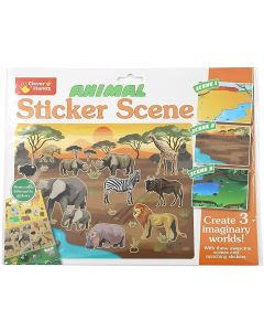 Remove and Reuse Sticker Book-Animal