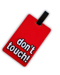 Luggage Tag-Don't Touch (Red)