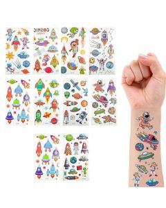 Temporary Tattoo Sheets-Space