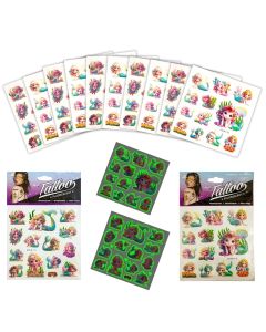 Temporary Tattoo Sheets-Mermaid (Glow in the Dark)