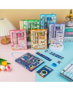 5-in-1 Cartoon Themed Stationery Set
