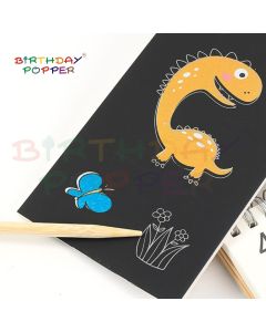 2-in-1 Water Colour & Scratch Art Book- Assorted Theme